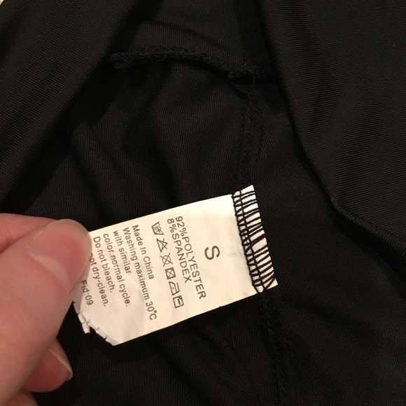 Black Athletic Leggings - Picture 3 of 4